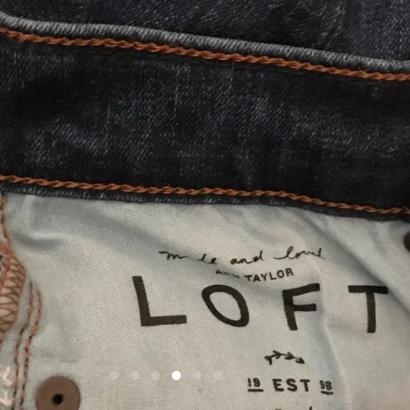 Loft Tulip hem jean/jeggings - Picture 5 of 6